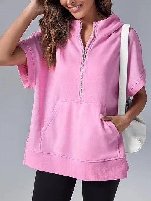 Damen Komfort Zip-Up Hoodie