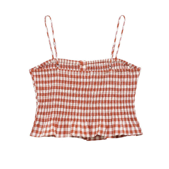 Fudus | Karierter Sexy Check Top Rock Set