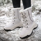 Damen isolierte Winterstiefel mit rutschfester Sohle und weichem Innenfutter Fudus