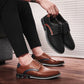 Herrenschuhe Leder Elegant Rutschfest
