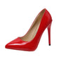Damen Elegante High Heels Spitz