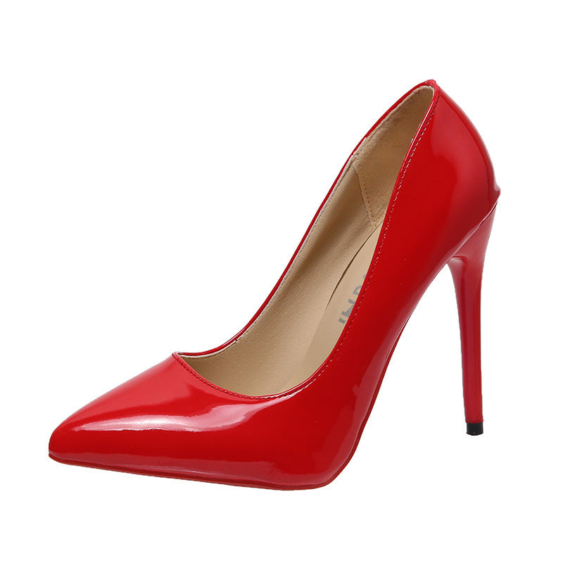 Damen Elegante High Heels Spitz