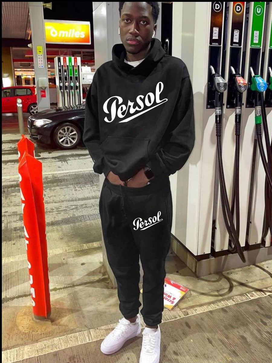 Damen Hoodie- und Jogginghose-Set mit stylish grafischem Design und bequemer Passform Fudus