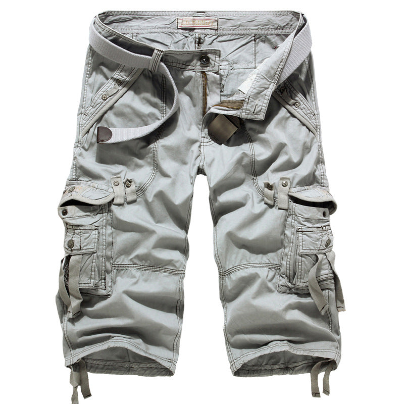 Cargo Shorts Herren Mehrere Taschen Robust