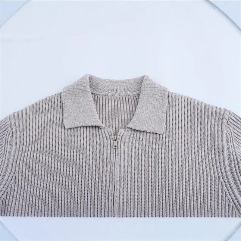 Damen Komfortabler Strickpullover mit großzügigem Schnitt Fudus