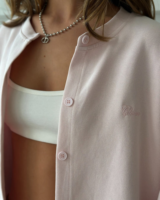 Damen lässige Strickjacke mit feinen Knopfdetails Fudus