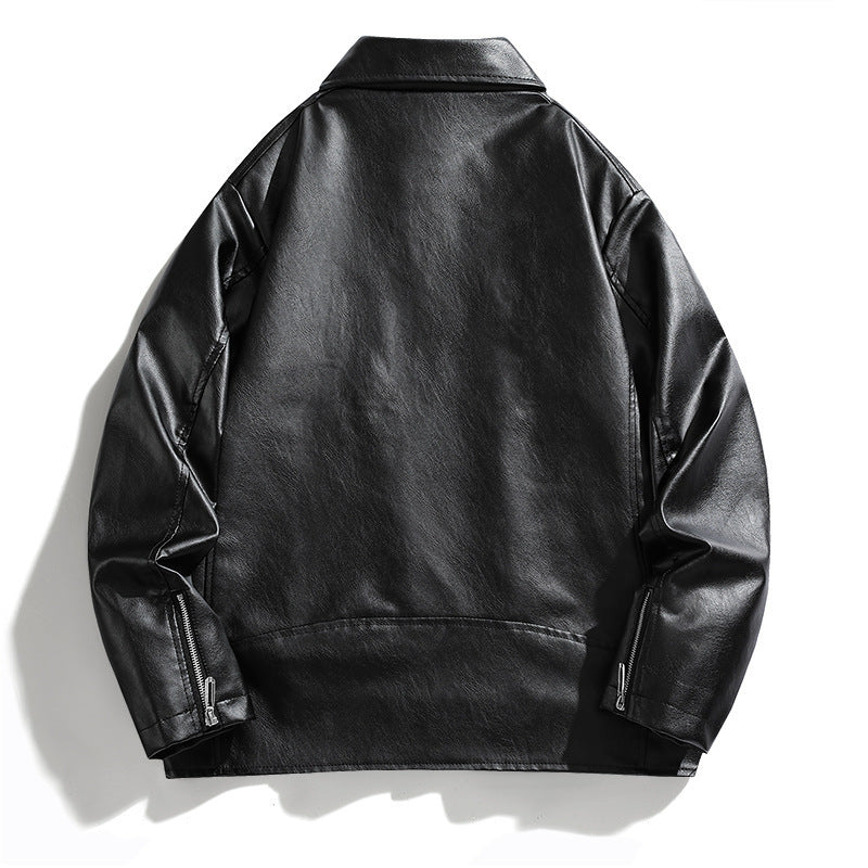 Damen klassisches Kunstleder-Bikerjacke Fudus