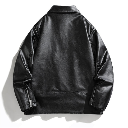 Damen klassisches Kunstleder-Bikerjacke Fudus