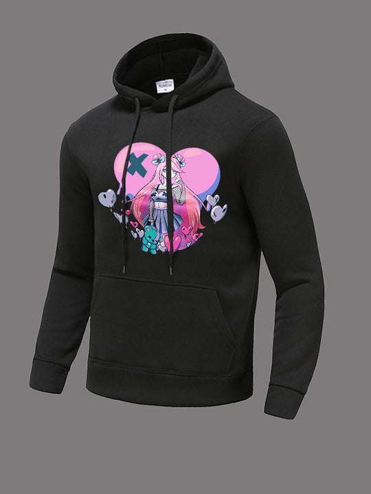 Damen Hoodie mit grafischem Druck Fudus