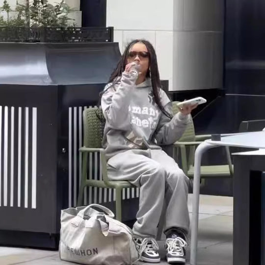 Damen Hoodie mit intergalaktischem Design Fudus