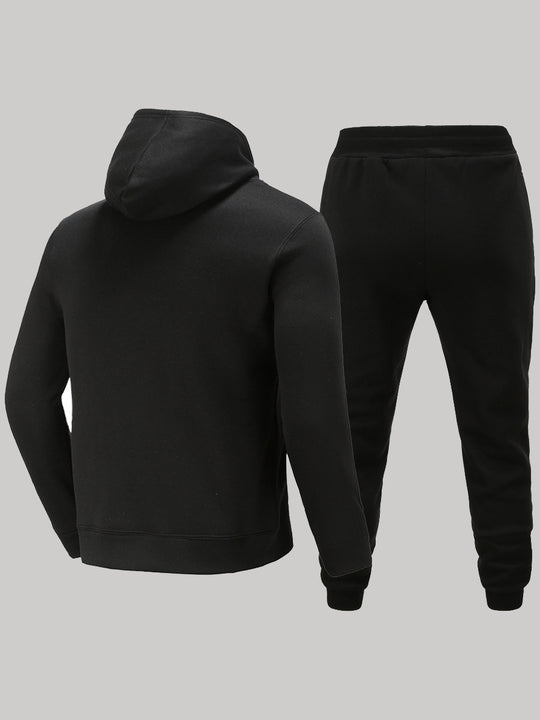 Damen Hoodie und Jogginghose Set mit kreativem Weihnachtsmotiv Fudus