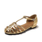Fudus Damen Metallic Ballerinas - Verstellbarer Riemen & Elegantes Design