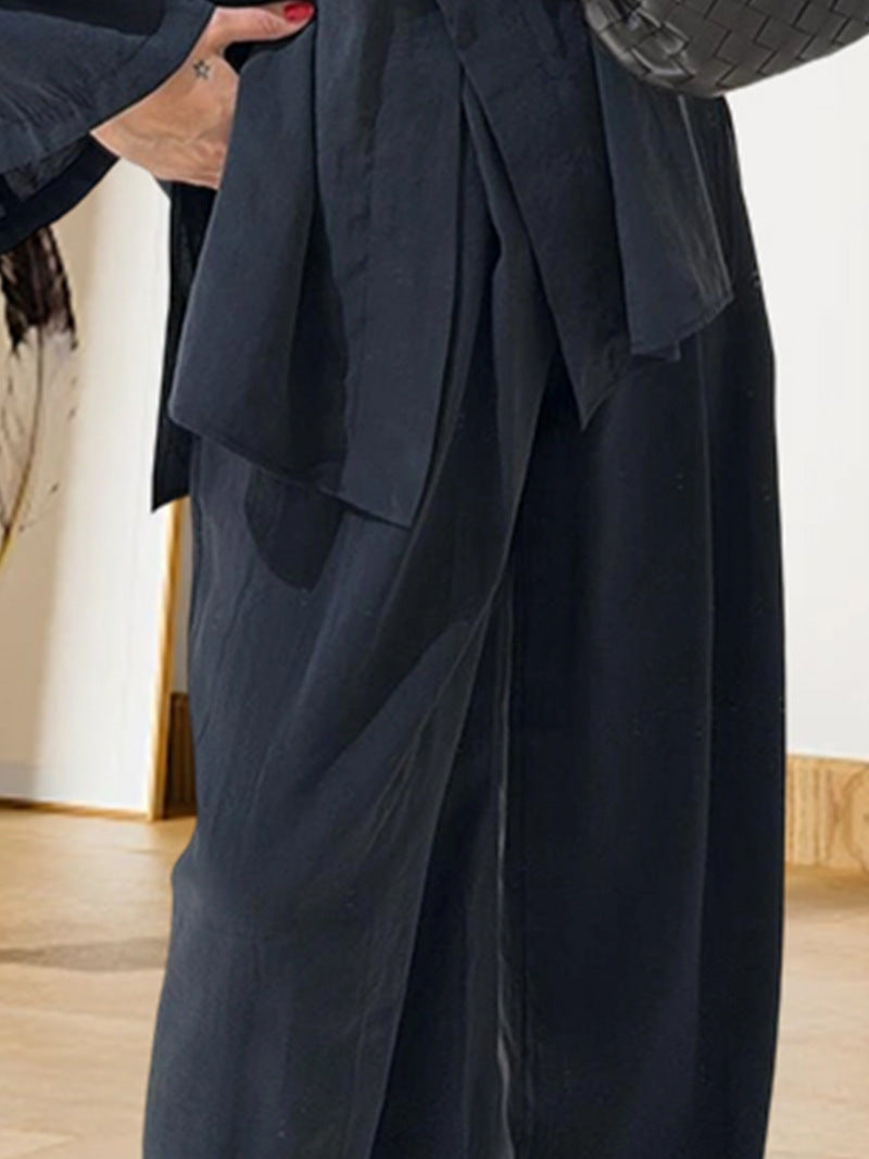 Damen lässige Oversized Blazerjacke mit weitem Schnitt Fudus