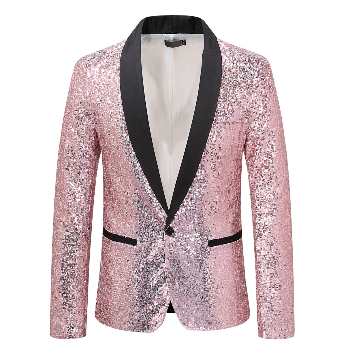 Damen Pailletten Tuxedo Jacke Fudus