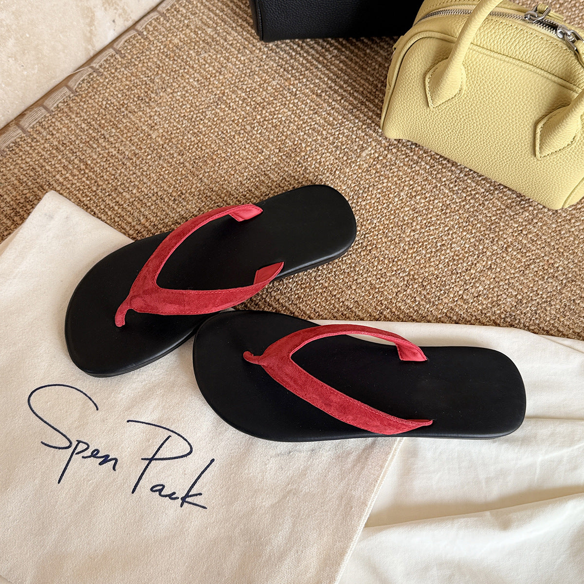 Zehentrenner Damen Casual Weiches Fußbett Stilvoll