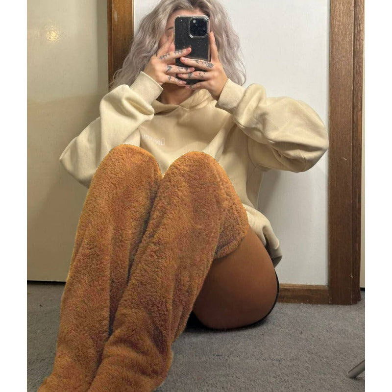 Damen Kuschelige Wärmefusswärmer Fudus