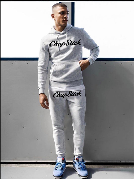 Damen Hoodie- und Jogginghose-Set mit modernem Schriftzug Fudus