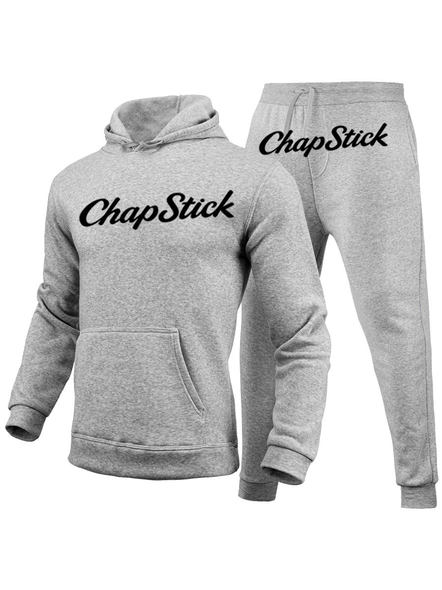 Damen Hoodie- und Jogginghose-Set mit modernem Schriftzug Fudus