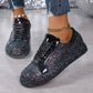 Damen Glitzernde Sneakers mit sportlichem Design