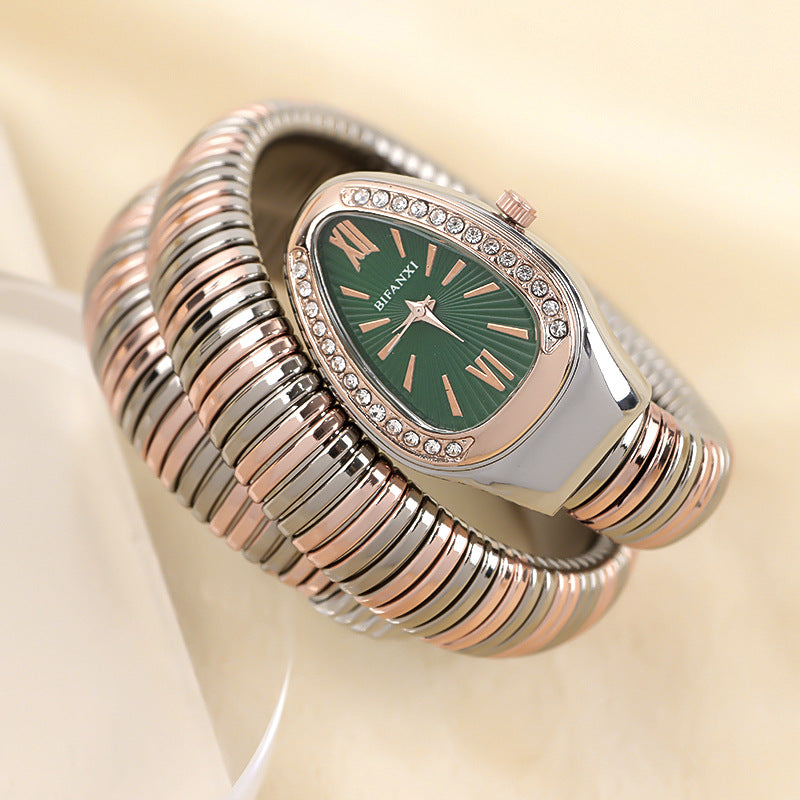 Fudus | Schlangenuhr Mit Quarzbewegung Und Persönlichem Armband