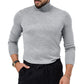 Herren Eleganter Rollkragenpullover aus weichem Strickstoff Fudus
