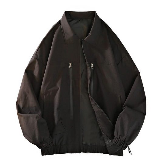 Damen lässige Freizeitjacke mit geschützten Reißverschlüssen Fudus