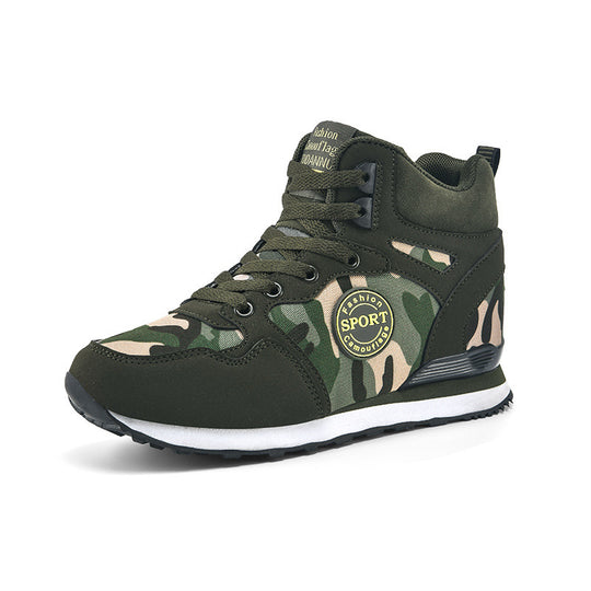Damen High-Top Sneaker im Camouflage-Design Fudus