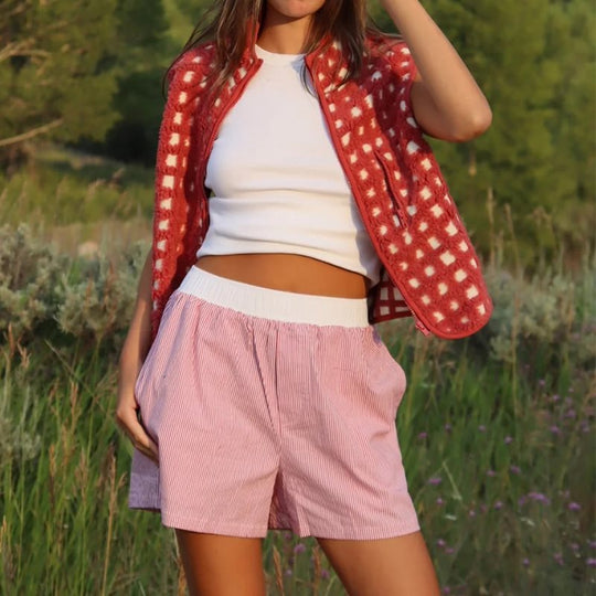 Damen kuschelweiche Weste mit Reißverschluss Fudus