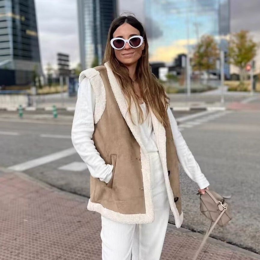 Damen gefütterte Weste Fudus