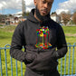Herren Kapuzenpullover mit kreativem Rubik's Cube Grafikdruck Fudus