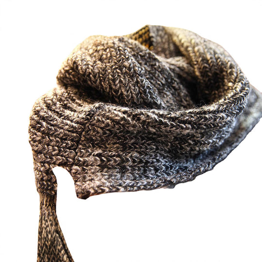 Damen Langer oversized Strickmantel mit asymmetrischem Kragen und Taschen Fudus