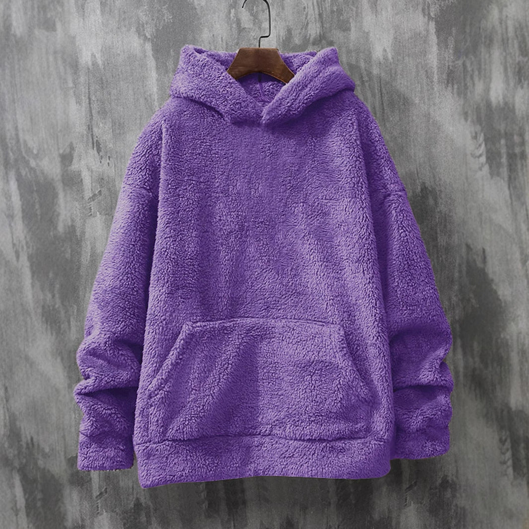 Damen Kuscheliger Fleece Hoodie Fudus