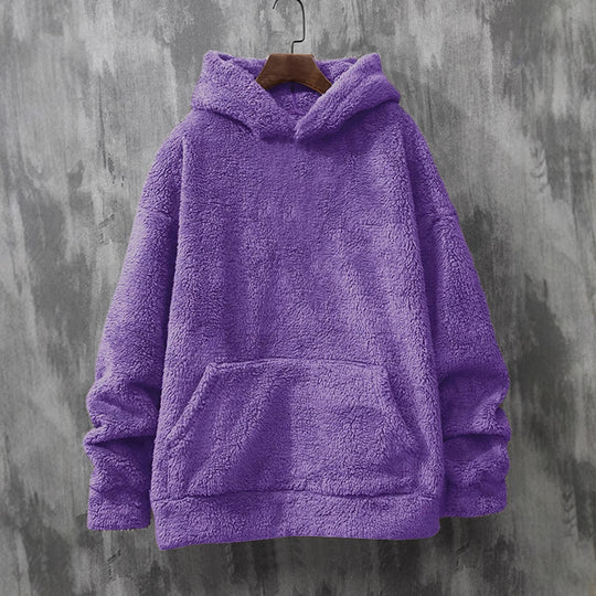 Damen Kuscheliger Fleece Hoodie Fudus