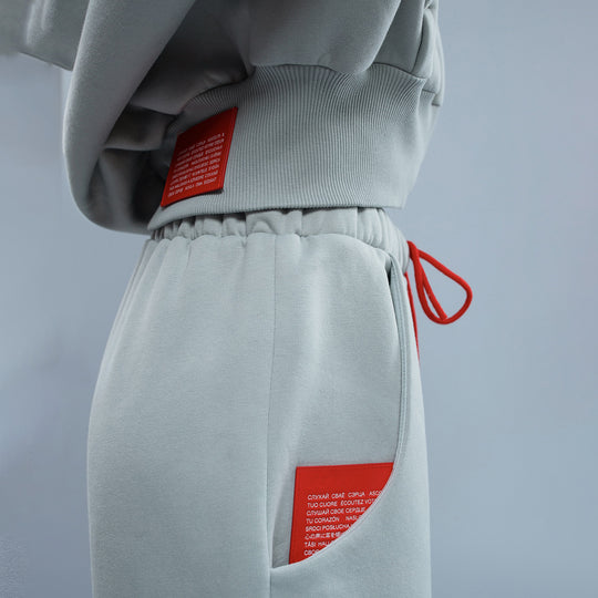 Damen modischer Kapuzenpullover im lässigen Cropped-Design Fudus