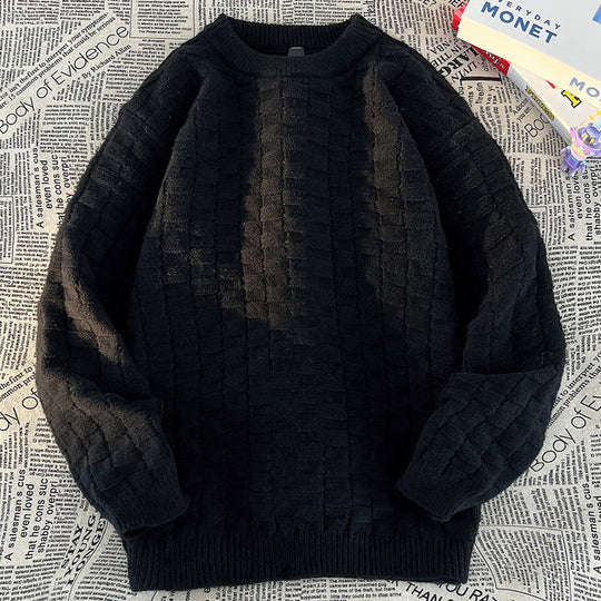 Damen Grobstrick Pullover mit modernem Design Fudus