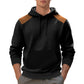 Herren Hoodie mit strukturiertem Stoff und kontrastierenden Details Fudus