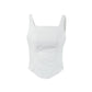 Camisole Fitted Korsett Quadrat Ausschnitt