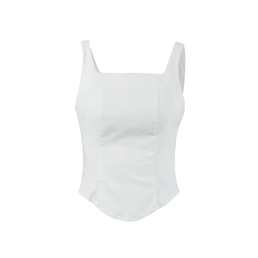 Camisole Fitted Korsett Quadrat Ausschnitt
