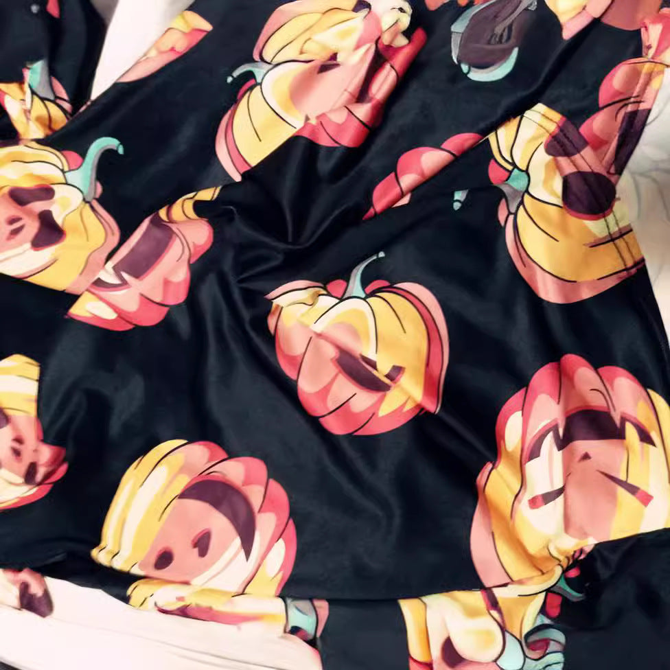 Damen Halloween-Tunika mit grafischem Print Fudus