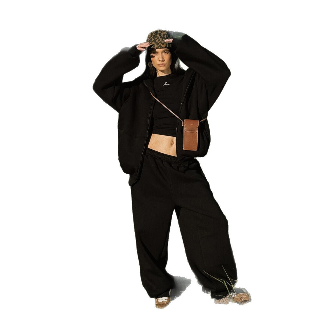 Damen kuschelige Kapuzenjacke