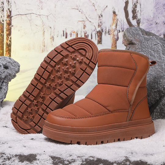 Damen Isolierte Winterstiefel mit rutschfester Sohle Fudus