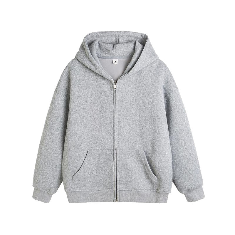 Damen Oversized Zip-Hoodie Fudus