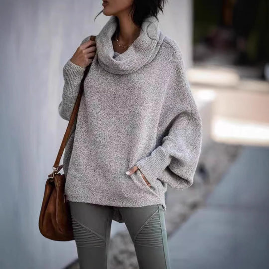 Damen Kapuzensweater aus kuscheligem Strick Fudus