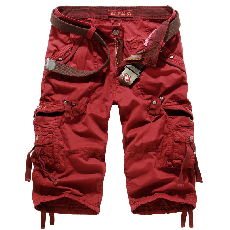 Cargo Shorts Herren Mehrere Taschen Robust