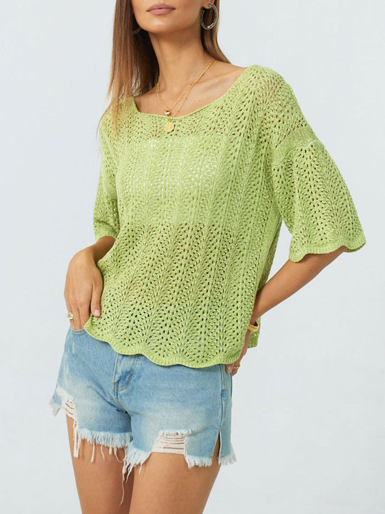 Damen Häkeloberteil Fudus