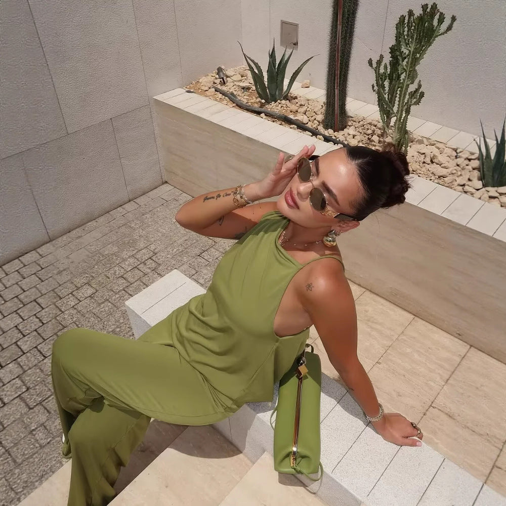 Damen komfortable Palazzo-Hose Fudus