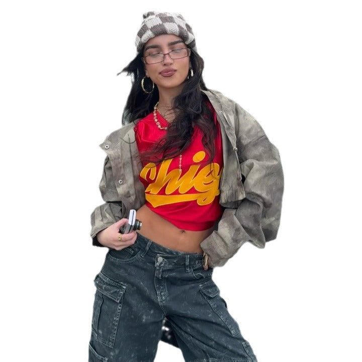 Damen lässige Cargo-Hose mit innovativen Details und modernem Schnitt Fudus