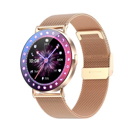 Damen Smartwatch Galaxy Stilvolle Fitness Uhr