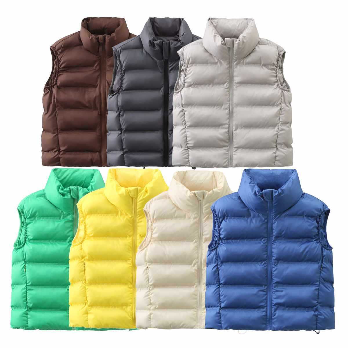 Damen gesteppte ärmellose Daunenweste Fudus