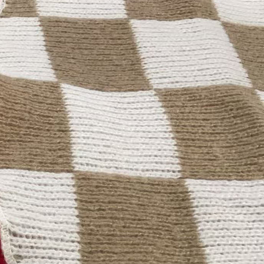 Damen Grobstrickjacke im modernen Karomuster Fudus